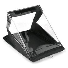 Waterproof Clipboard A4 with Transparent PVC Screen, Outdoor Covered Clip Board with Storage, A4 Waterproof Document Holder
