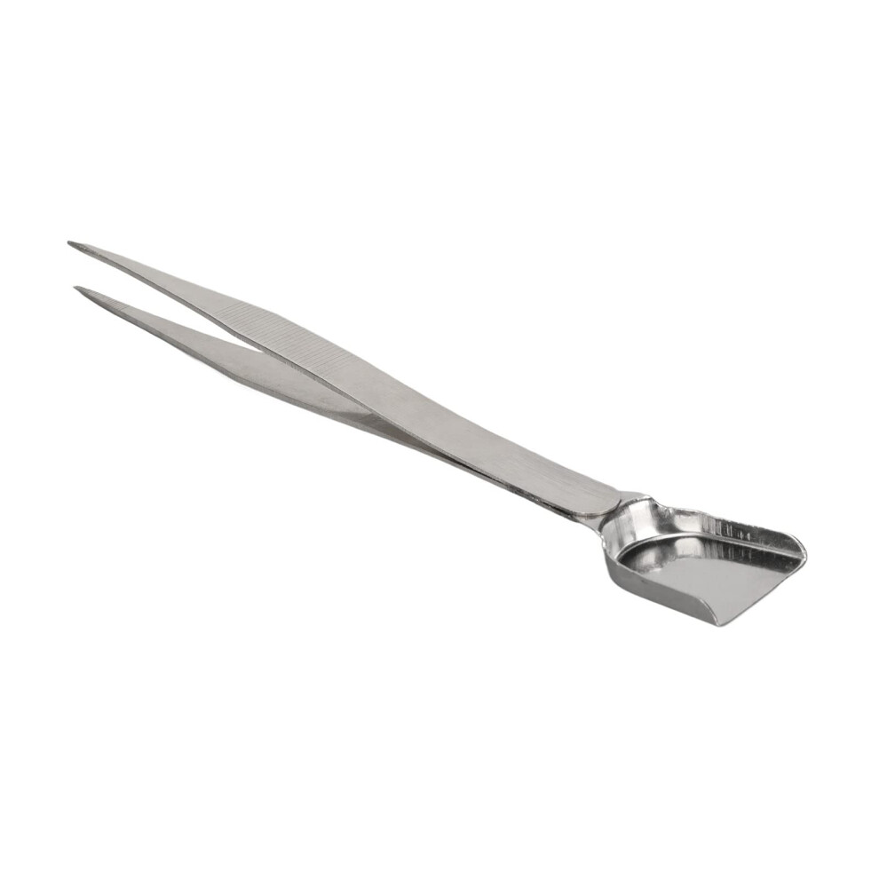 Pwshymi Jewelry Shovel End Tweezer,Bead Scoop Pickup Tool Jewelry Tweezers Long Handle Portable Handy Scoop Tweezer Prevent Slip For Stones Scoop Away