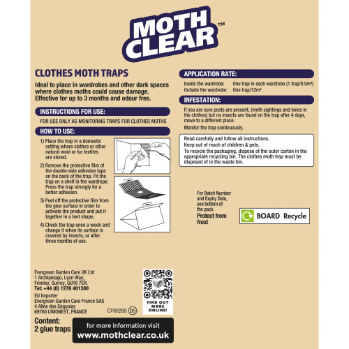 BugClear Clear Clothes Moth Trap 1