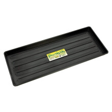 2XValue Growbag Tray Black Garden Plant Tray 100cm x 40cm x 4cm