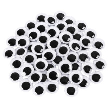 Googly Eyes Self Adhesive 20mm – 100 Stick On Googly Eyes for Crafting, Kids Craft Projects & DIY | Sticky Wiggly Wobbly Stickers,