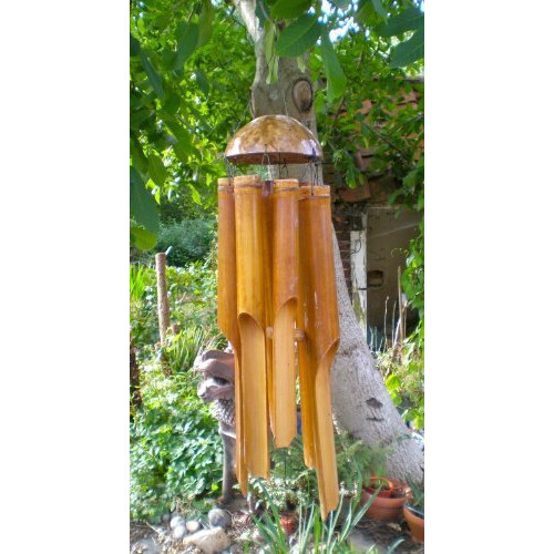 Extra Large Fair Trade Bamboo Wind Chime from Bali