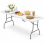 CORBY 6ft Folding Trestle Table Heavy Duty w/ Handle 1