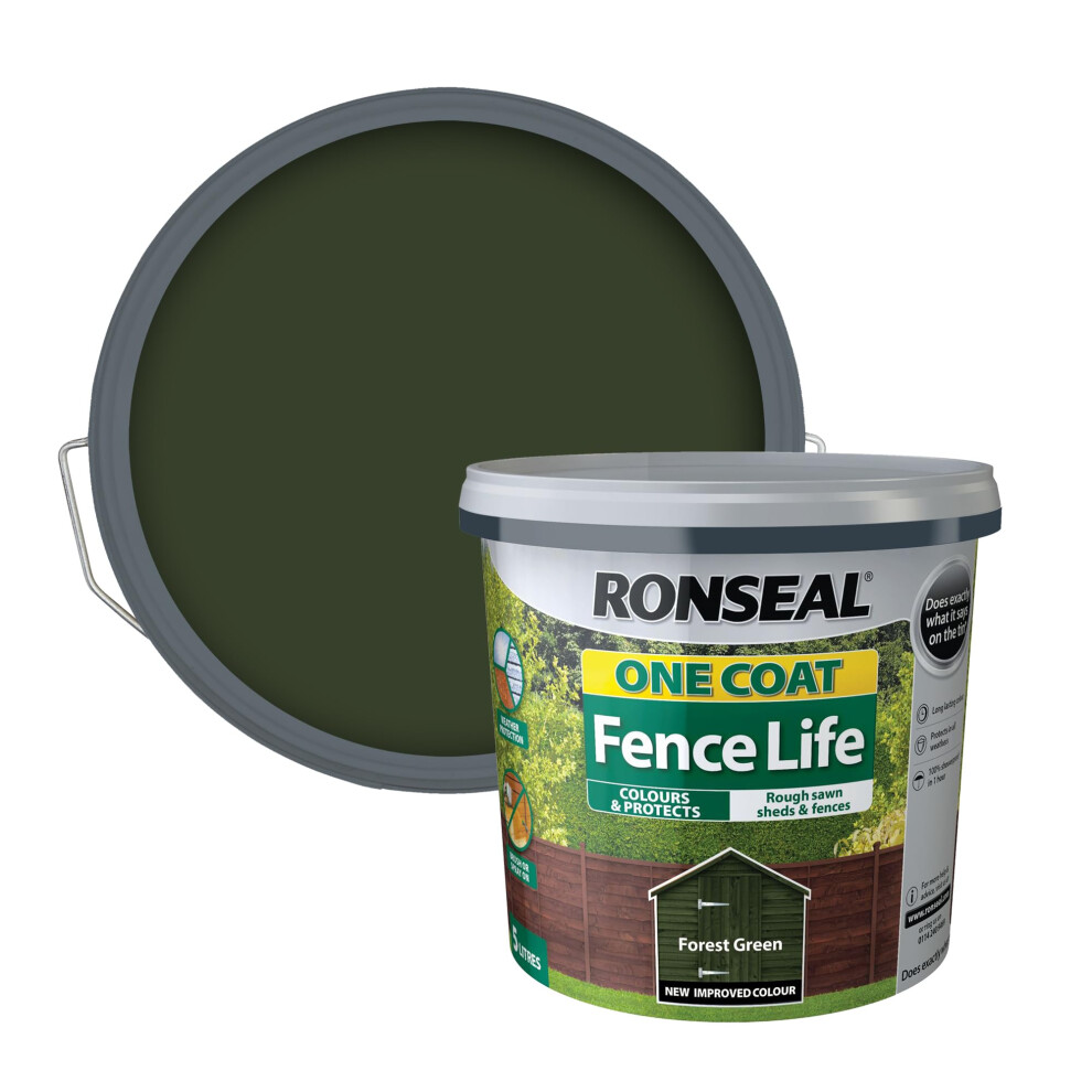 Ronseal Rs 1C Fencelife Forest Green 5L [38291]