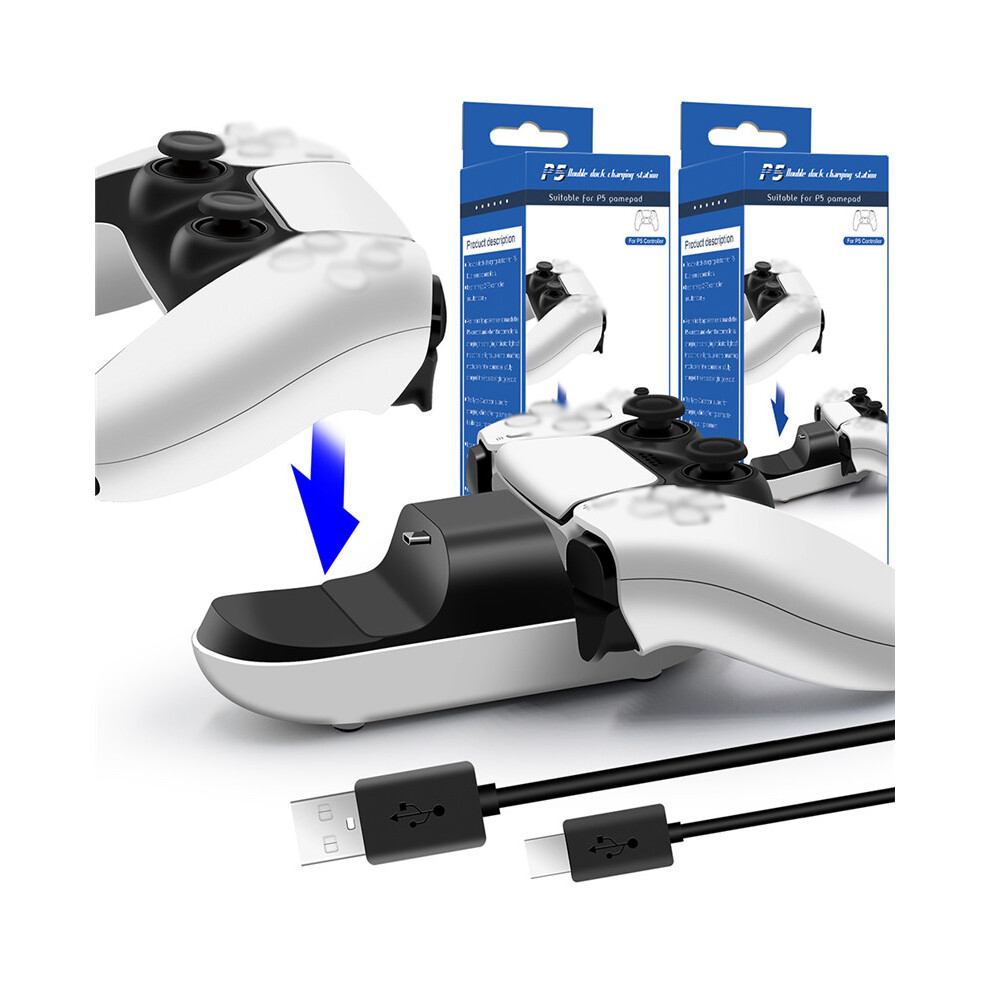 Charger For Ps5 Wireless Controller Type-C Charging Cradle Dock Station For Ps5 Joystick Gamepad 110691709394