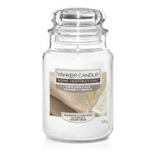 YANKEE CANDLE White Linen & LACE L