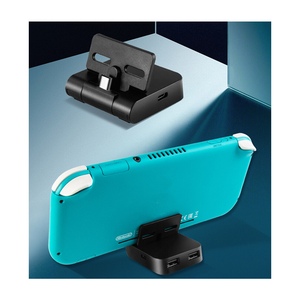 Mini Portable Charging Dock With Usb Hub Folding Bracket For Nintendo Switch Lite 110691709493