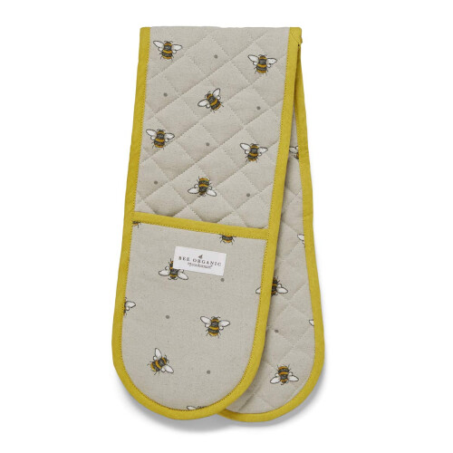 Cooksmart Bumble Bees Double Oven Glove