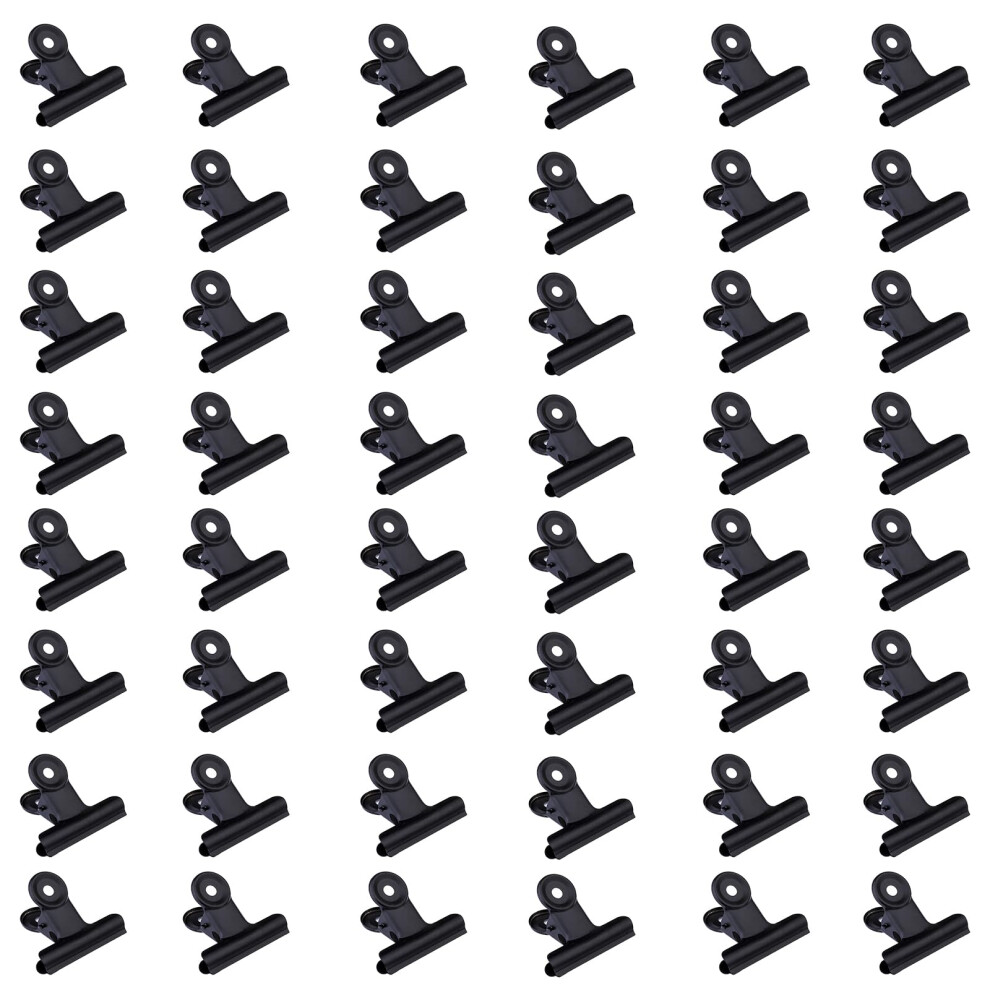 50 Pieces Metal Bulldog Clips, 22Mm Gold Binder Clips,Hinge Clips For Food Bags,Clipboard,Poster,Paper Pictures Organizers, Crafts Hanging Art 5051227219039