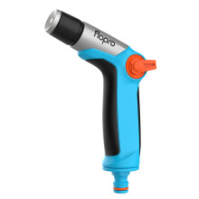 Flopro - Jet Spray Gun: 3 x patterns jet, fill & cone. Controlled by simple on, off & flow control valve. Garden hose pipe spray g