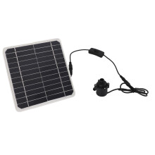 Qcwwy High Power Generation 50W Solar Panel Water Fountain Pump Kit for Small Ponds, 24 Hour