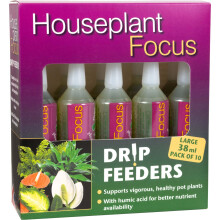 Houseplant Focus Drip Feeders 38ml - 10 box - Ready To Use - Slow Release Fertiliser for Heathier Houseplants