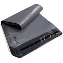 JeeJaan 5 Pcs Grey Mailing Bags 21x24 in Grey Packing Bags 533 x 610 mm Large Poly Plastic Postage Mailers
