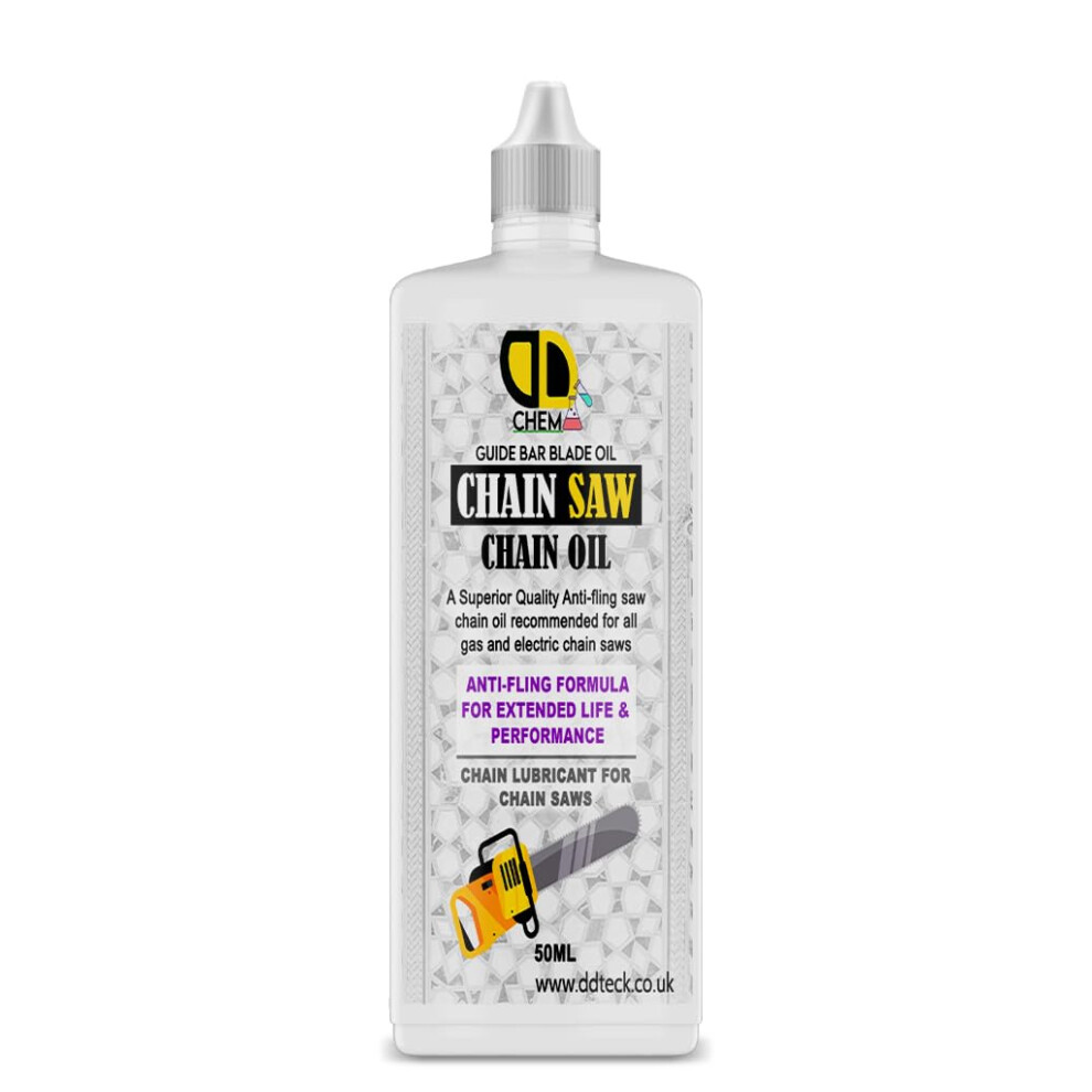 Chainsaw Chain & Bar Oil For All Makes & Models, Premium Lubricant, Anti Rust Chainsaw, Non Toxic Lubricating Bio Mineral (50Ml No 85148345