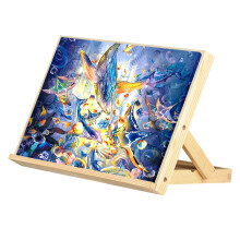 Drawing Board, Adjustable Table Easel for Painting Easels, Wooden Table Top Easels for Artists Easel, Portable Folding Desktop Tab