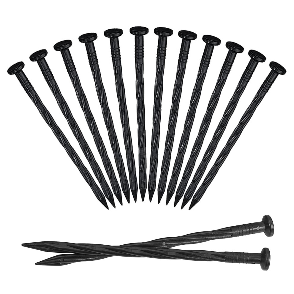 Garden Edging,Abbcdtt Plastic Edging Spikes,Landscape Edging Stakes Suitable For Paver Edging,Weed Barrier,Turf,Anchoring Spikes G 80234159