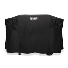 Weber Premium Grill Cover for SLATE GP 71 cm Griddle – Breathable, UV and Water-Resistant, Wind and Weather Protection with Velcro