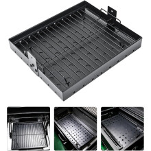 GRISUN Stretchable Charcoal Tray 38.1-71.1cm for 47183T-21 PS9900, Black High-Temperature Coating Charcoal Basket for HC4518L PS95