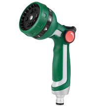 10 Pattern Hose Pipe Spray Gun, Metal Garden Water Hose Sprayer, Thumb Flow Control, Garden Sprayer for Plants Lawn & Watering, Ca