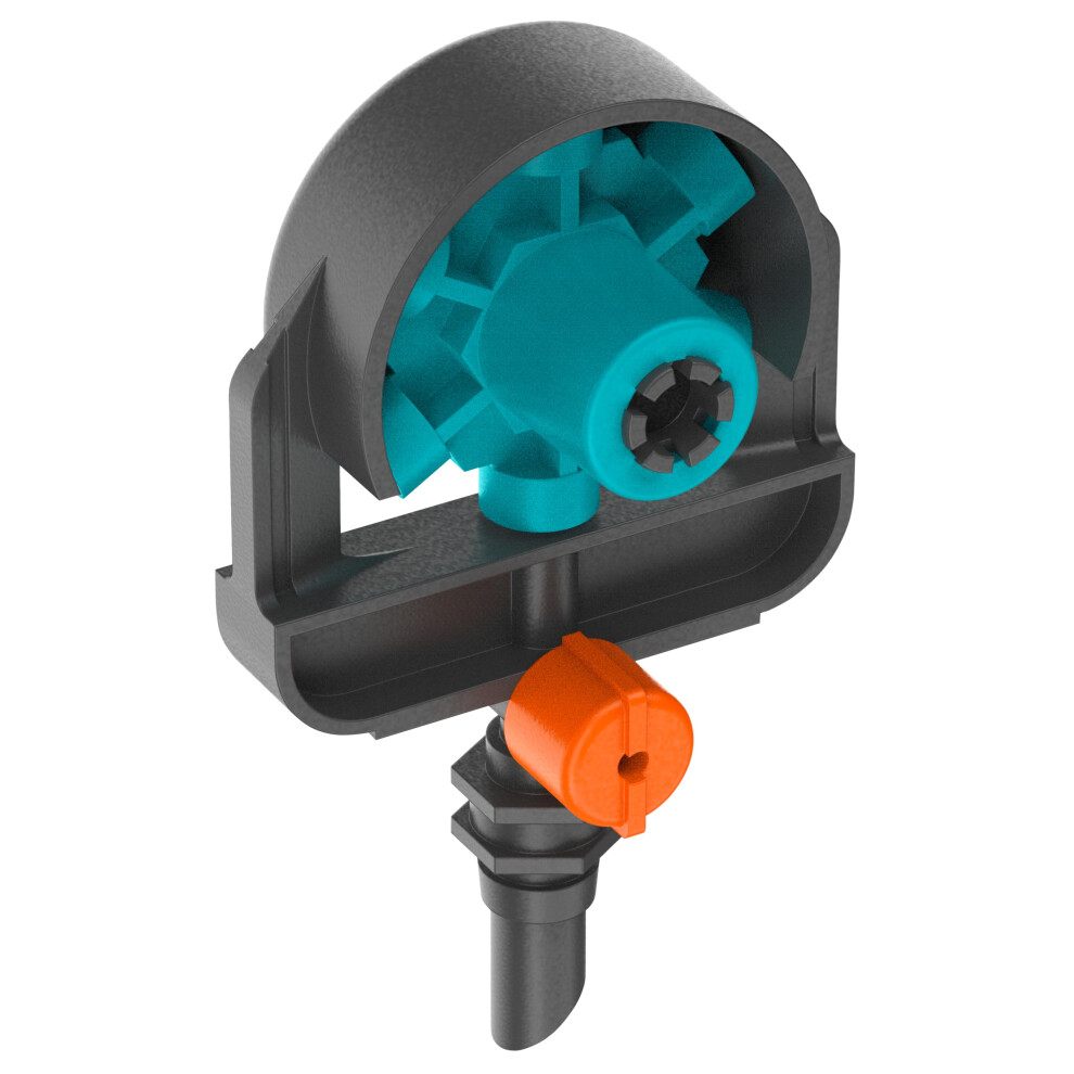 Gardena Micro-Drip-System 6-Pattern Spray Nozzle: For Setting Six Different Spray Patterns, Adjustable Spraying Range, 2 Units (13