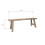 Gisela Graham Rustic Decorative Use Only Bench 60 x 20 x 22 cm 2