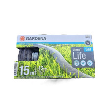 Gardena Liano Life Textile Hose 1/2 inch, 15m: Highly flexible textile garden hose, with PVC inner tube, no kinking, lightweight,