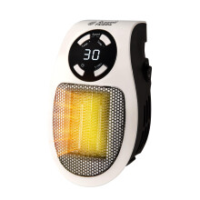 Russell Hobbs RHPH2001 500W Ceramic Plug Heater Adjustable thermostat 12 Ho