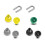 Kärcher KAER5 2.643-338.0 Replacement Nozzle Accessories, Yellow 1