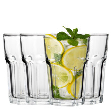 Premier Housewares Luxor Glass Tumblers Set of 4