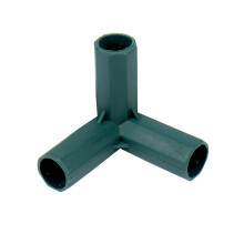 Gardening Will 10Pcs 3 Way 16mm Elbow PVC Pipe Fitting Build Heavy Duty Greenhouse Frame Furniture Connectors Tent Connection