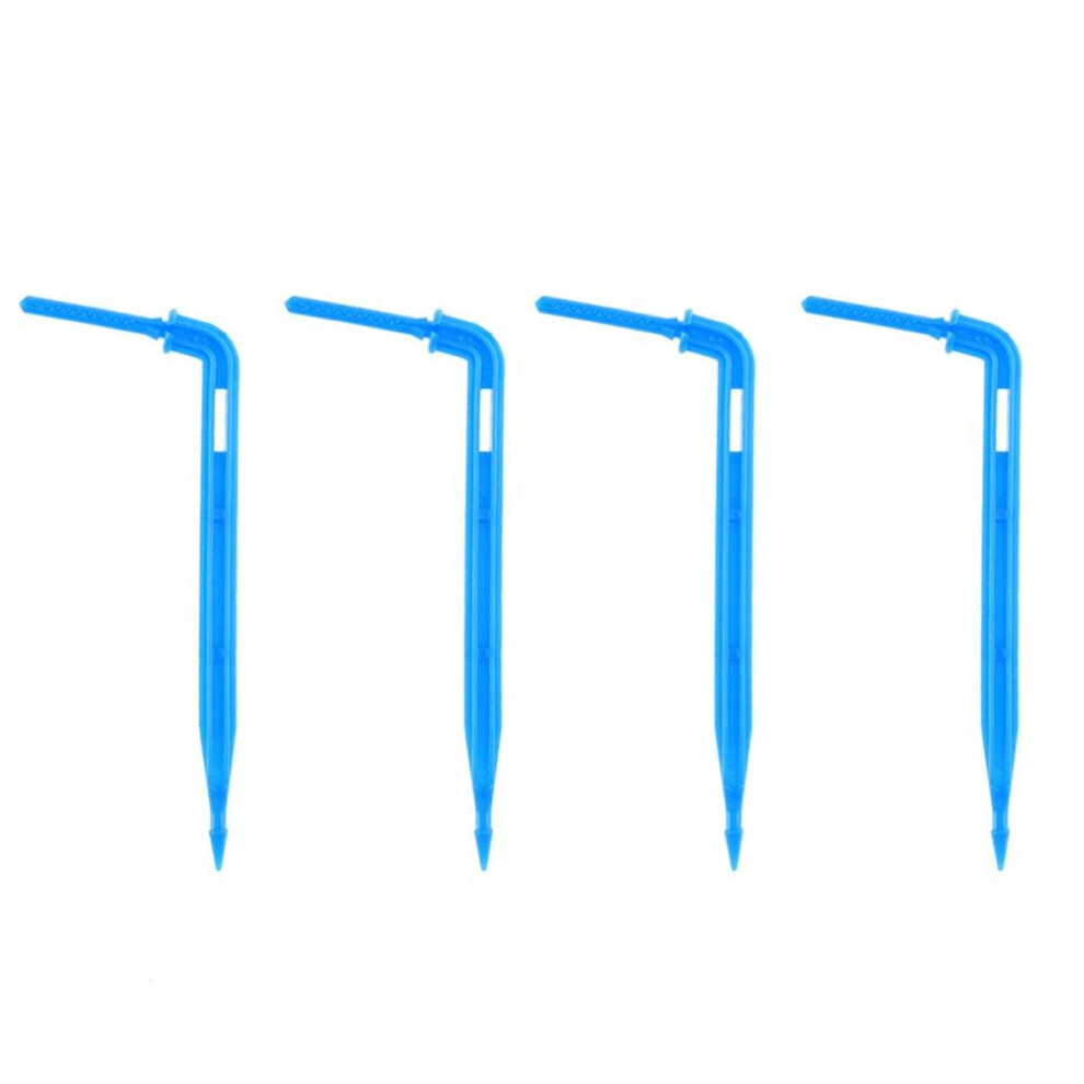 Seawang 50Pcs Bend Arrow Dripper Emitter Irrigation Kit Greenhouse Garden Fittings Blue 51609771