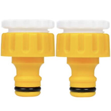 2 X Hozelock 2175 Threaded Tap Connector 3/4in (HOZ2175)