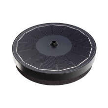 Blagdon Liberty Solar Floating Fountain Pump for Small Ponds, Water Features, Bird Baths, with Crystal Glass Panel, Five Fountain