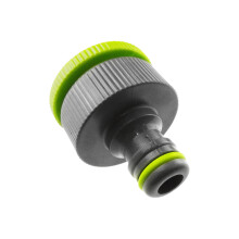 Garden Multi-Size tap Threaded Reducer Adaptor,fits 1" bsp or 3/4" bsp tap Thread,Universal Hose Connector