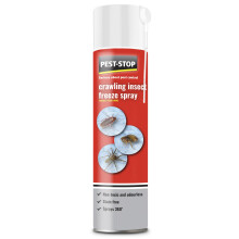 Pest-Stop Crawling Insect Freeze Spray – Instant Cold Action Bug Spray for Ants, Spiders, Silverfish, Cockroaches & Bed Bugs – Ins