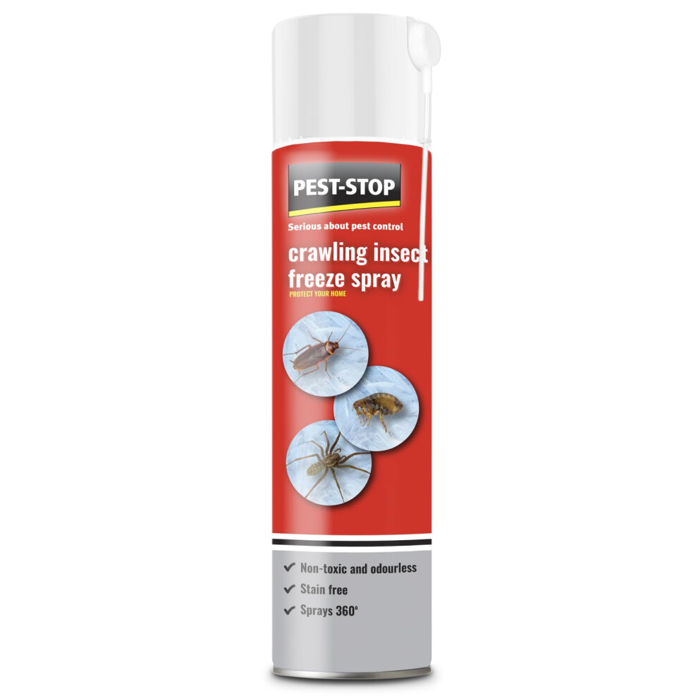 Pest-Stop Crawling Insect Freeze Spray Â Instant Cold Action Bug Spray For Ants, Spiders, Silverfish, Cockroaches & Bed Bugs Â Ins