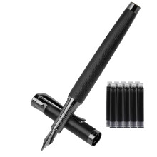 BOCIYER Luxury Fountain Pen Set,Medium Nib,Includes 10 Ink Cartridges&Ink Converter,Best Pen Gift Case for Men & Women,Office,Calligraphy