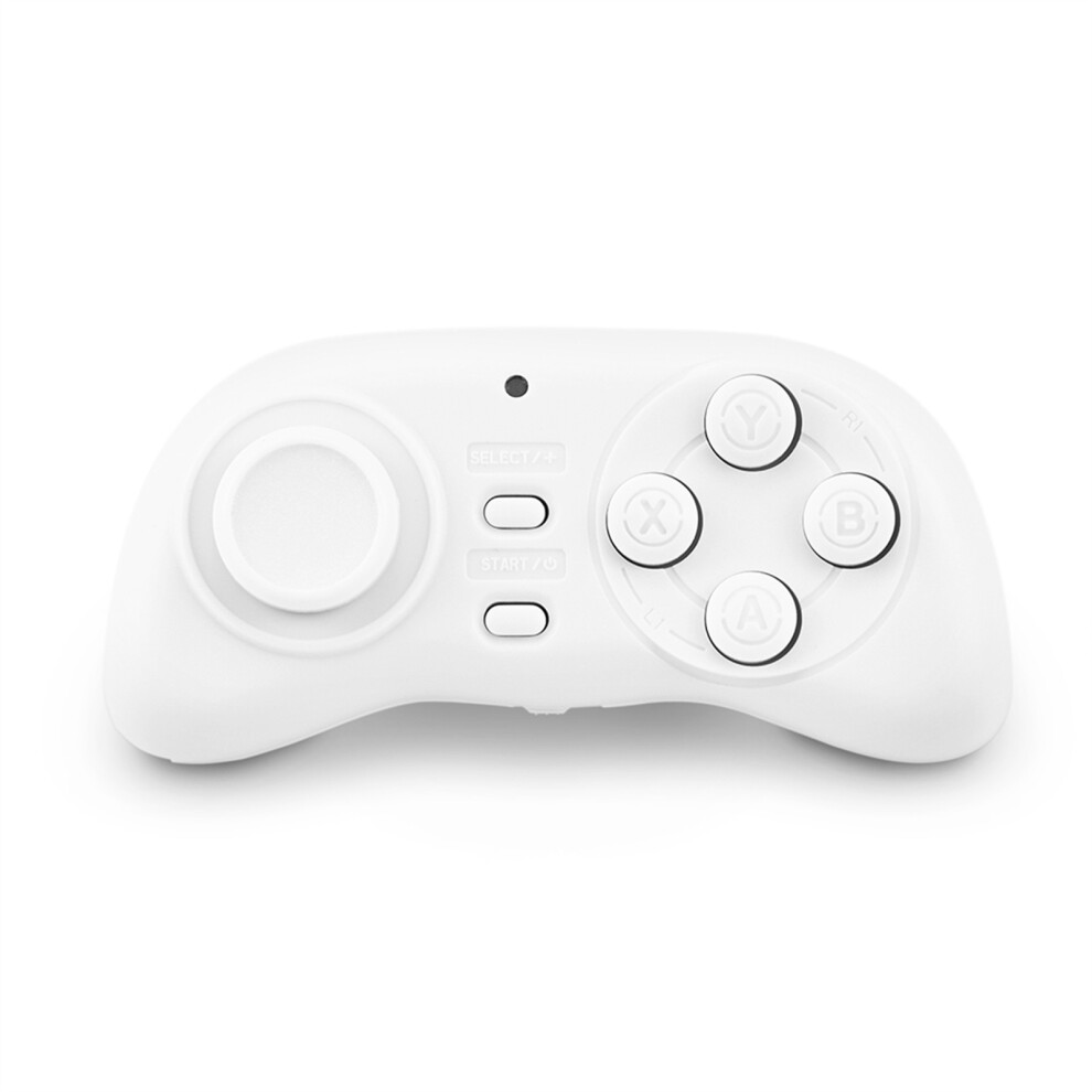 (White) Portable Wireless Bluetooth Game Controller Mini Gamepad Joystick Handle Remote White 110691709455