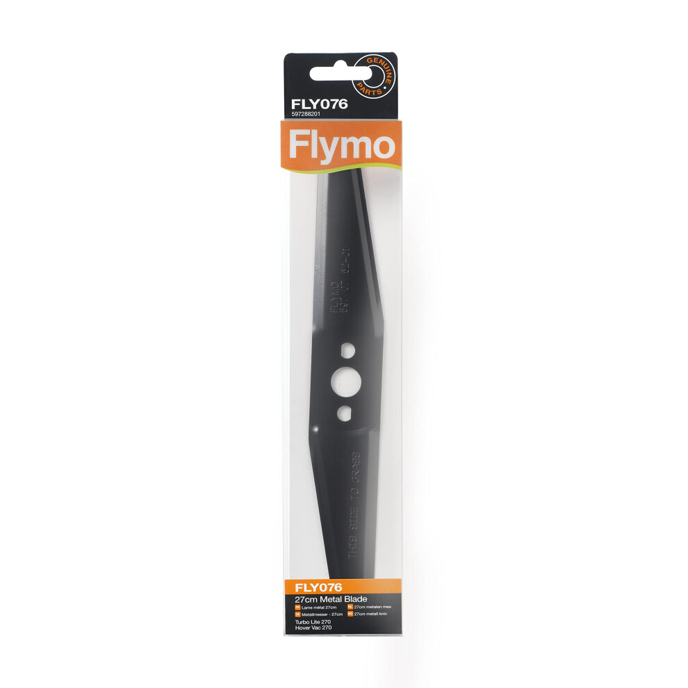 Flymo Fly076 Metal Blade 27Cm For Hover Vac 270 And Turbo Lite 270 - 597288201