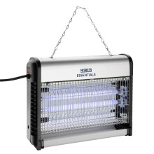 Nisbets Essentials FD499 16 Watt Commercial Grade Fly and Insect Pest Killer | 50m² Coverage | UV Bulbs: 2 x 8 Watt | Spare Bulb P
