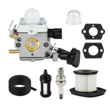 SIMPERAC BG86 Carburetor for Stihl BG86C Blower BG86 SH86 Carburetor replace for Zama C1M-S261B, 4241 120 0616 with HD2 Air Filter