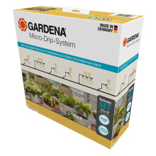 Gardena Micro-Drip-System Drip Irrigation Set Balcony (15 plants): Starter set, ready to use, water-saving irrigation system, simp