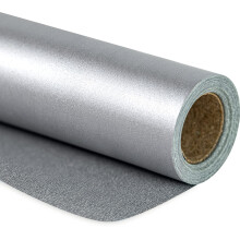 RUSPEPA Silver Matte Wrapping Paper - 43.2 cm X 10 m - Solid Color Pearly - lustre Paper Perfect for Wedding, Birthday, Christmas, Baby Shower