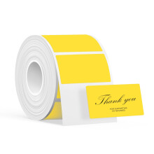 SUPVAN T50M Series Label Maker Tape, 50mm  30mm 250 Labels/Roll Genuine Laminated Thermal Label Tape Refill