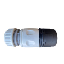Cost Wise Blanking end click on-click off cap with female universal size garden hose connector for standard 1/2" hosepipe/porous p