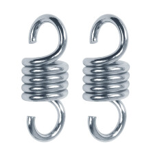 HOMPER 2 pcs Heavy Duty Hammock Spring,Porch Suspension Extension Hook Swing Hanger, for Boxing Bag, Hanging Chair, Gym, Patio, 10