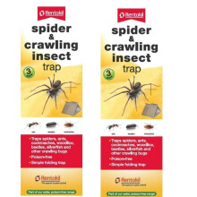 2 x Rentokil 3 Pack Spider & Crawling Insect Beetle Ants Cockroaches Trap