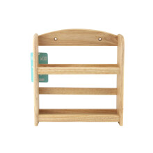 APOLLO 6328 2-Tier Spice Rack, Wood, Natural, 24.5x27x7