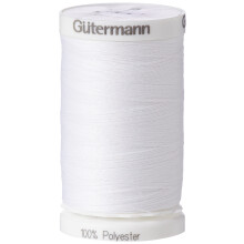 Gutermann White 500mtr/547yd Sew-All Polyester Thread, 5.5x3.5x3.5 cm