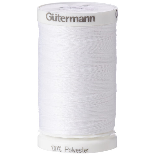 Gütermann Gutermann White 500mtr/547yd Sew-All Polyester Thread, 5.5x3.5x3.5 cm